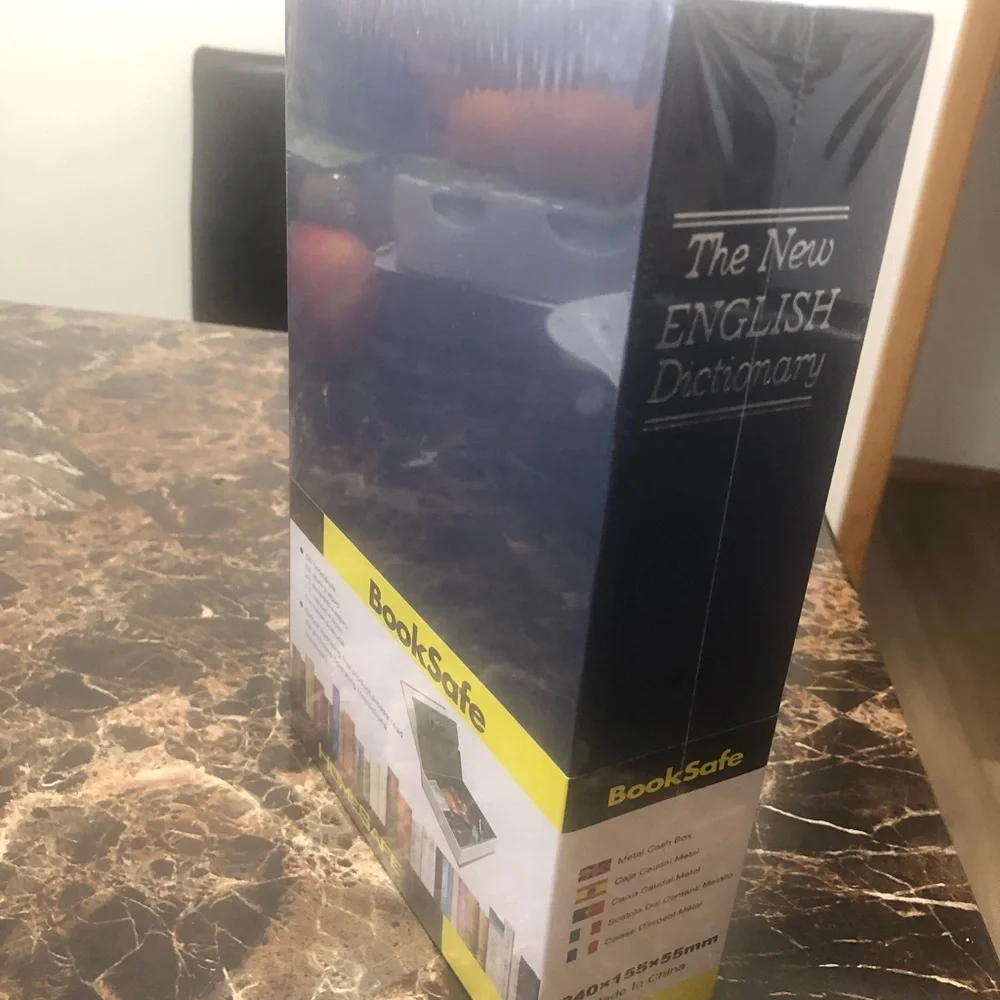 HomeSafe Eterna Blue Book Safe with Password Lock(New)